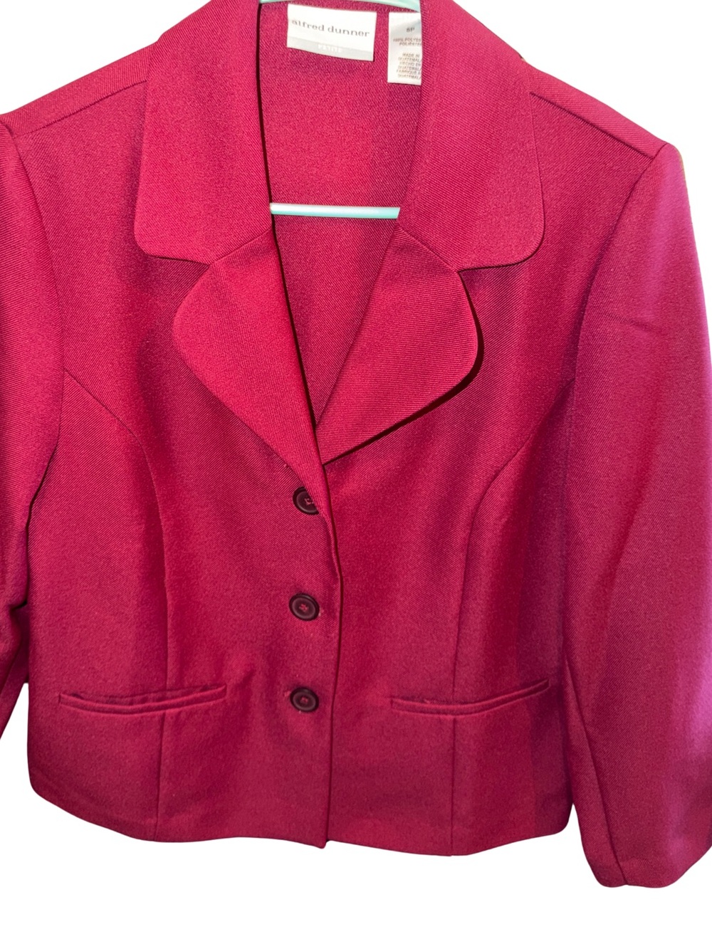 Alfred Dunner Red Blazer Jacket